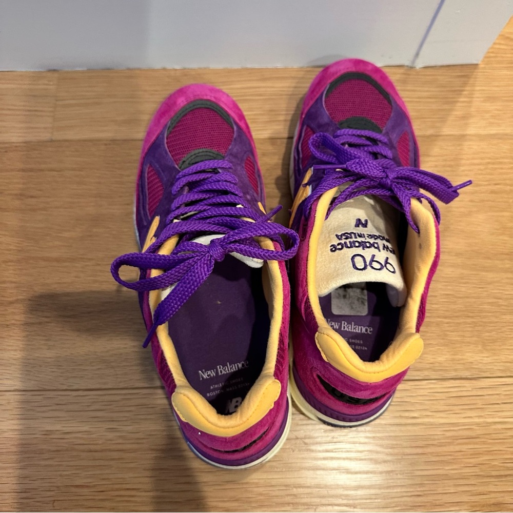 New Balance x Teddy Santis M990PY2 - Made in USA _ Purple_ (MNS 7/WMNS 8.5) - Picture 7 of 9